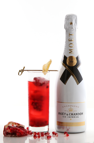Champagne Cocktail Cooldowns for Summer created with Moët