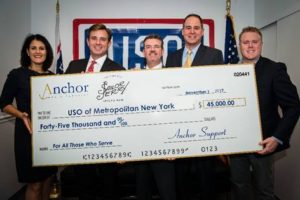 Anchor Media Services Donates $45,000 to the USO