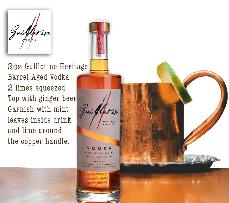 Guillotine Vodka Drink • French Mule