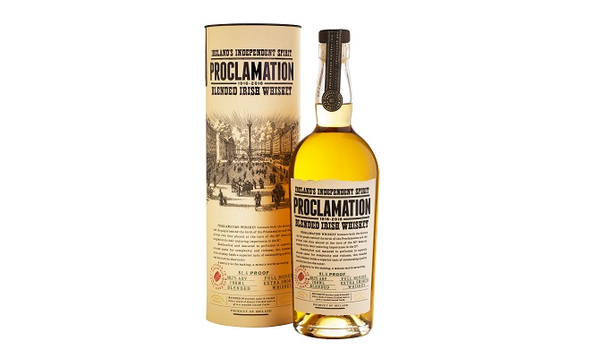 Proclamation Blended Irish Whiskey Launches In U.S. Market