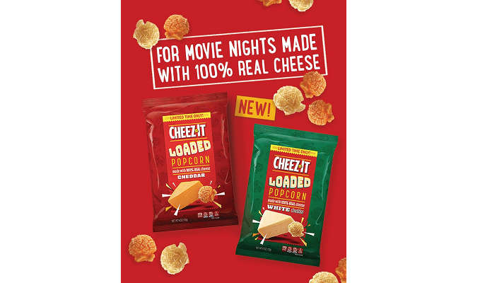 Love At First Bite: Cheez-It® Introduces &#8216;Loaded Popcorn&#8217; Packed With 100% Real Cheese Flavor For A Limited Time