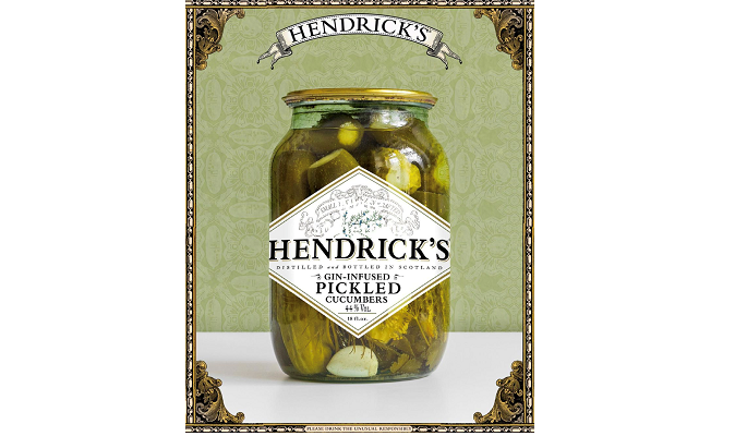 Hendrick's Launches Gin-Infused Pickled Cucumbers