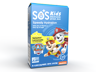 SOS Hydration Partners with ViacomCBS to Launch PAW Patrol Line of Kids’ Healthy Hydration Beverages Ahead of September ‘National Family Hydration Awareness Month’