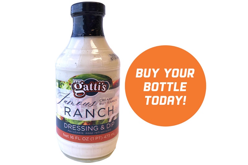 50+ YEARS IN THE MAKING, MR. GATTI’S PIZZA UNVEILS NEW TAKE-HOME BOTTLES OF ITS FAMOUS RANCH DRESSING