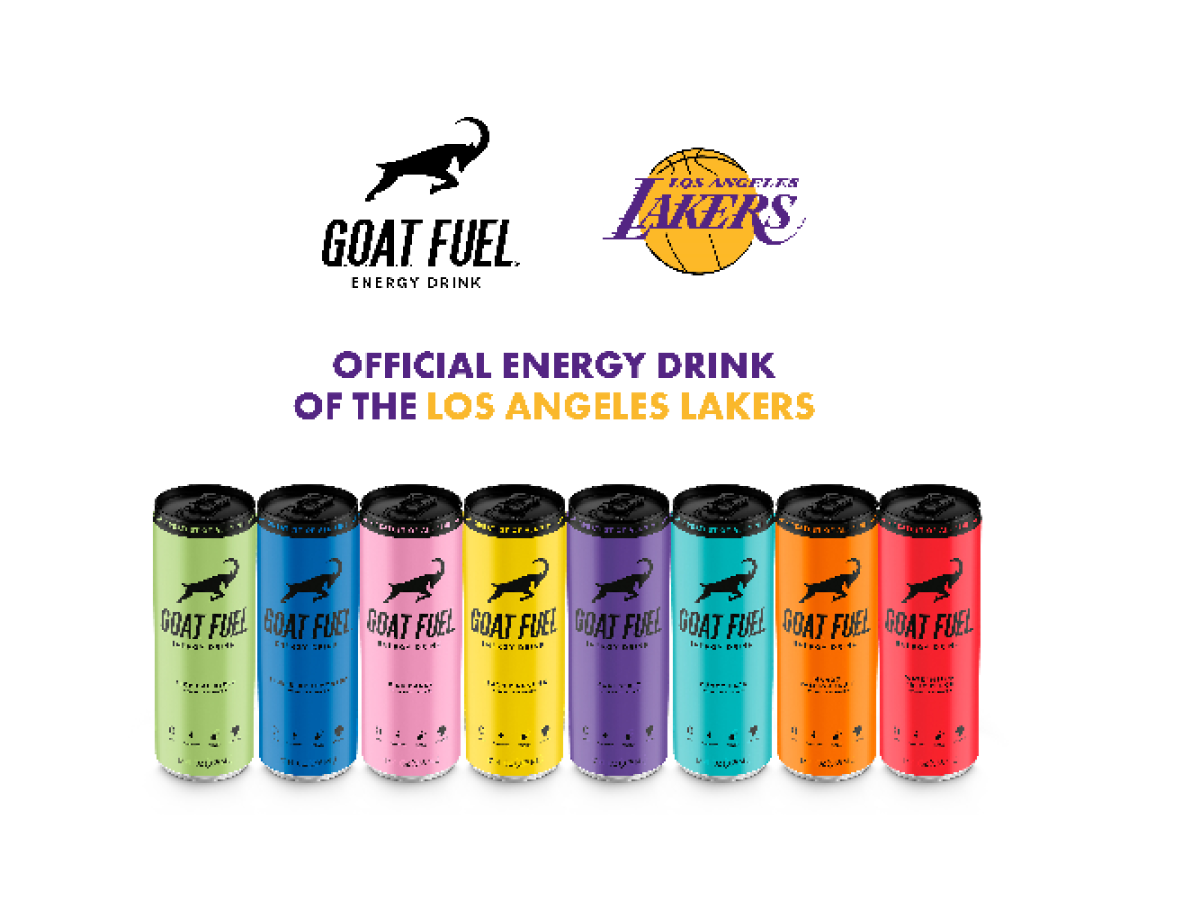 G.O.A.T. FUEL NAMED AS THE OFFICIAL ENERGY DRINK OF THE LOS