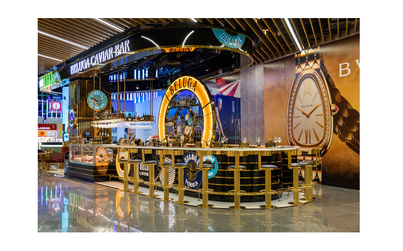 Luxurious Beluga Caviar Bar opens its doors at SVO Moscow, Terminal C