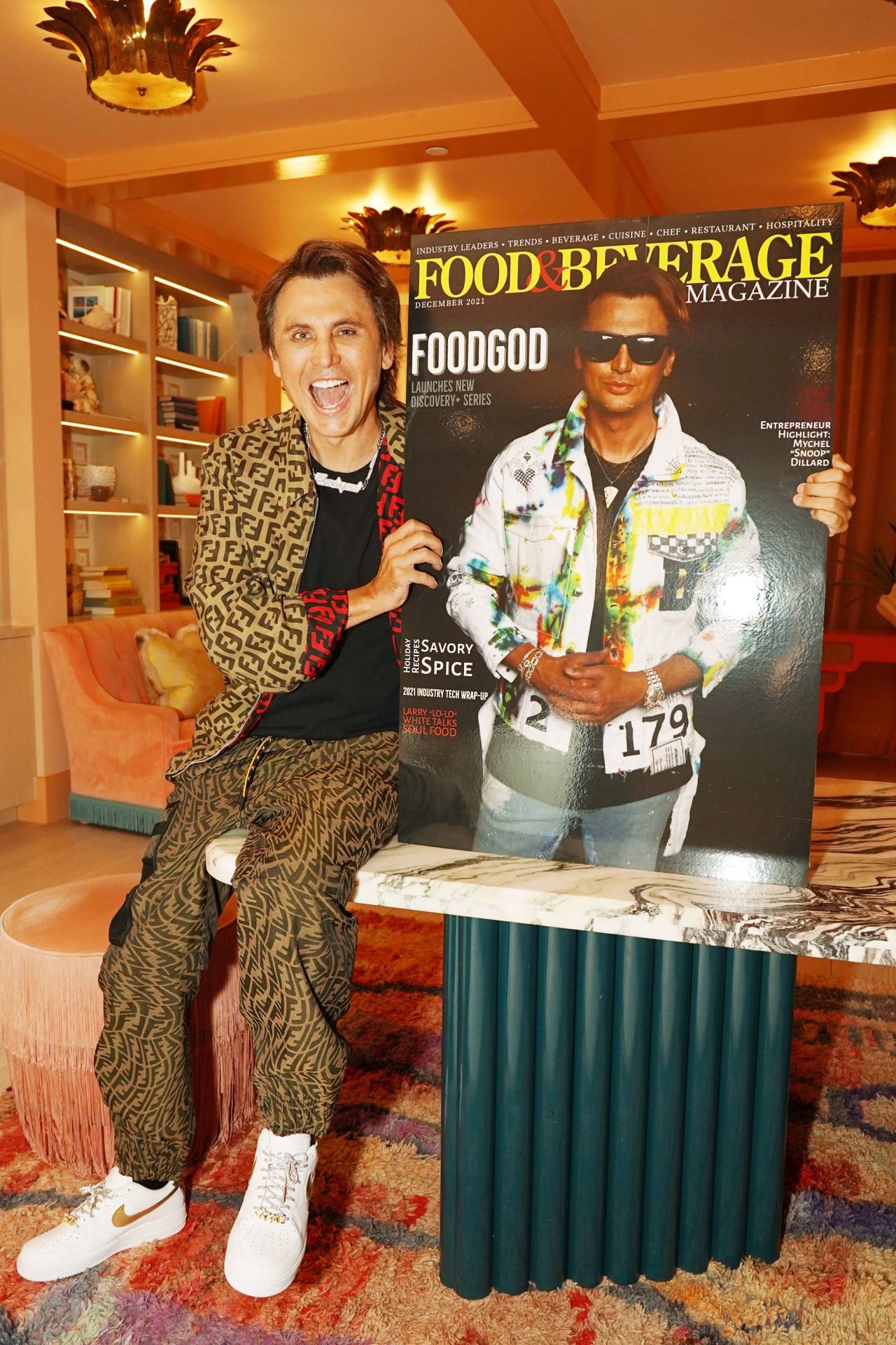 Foodgod Celebrates his Food &#038; Beverage Magazine December Issue Cover at Strawberry Moon