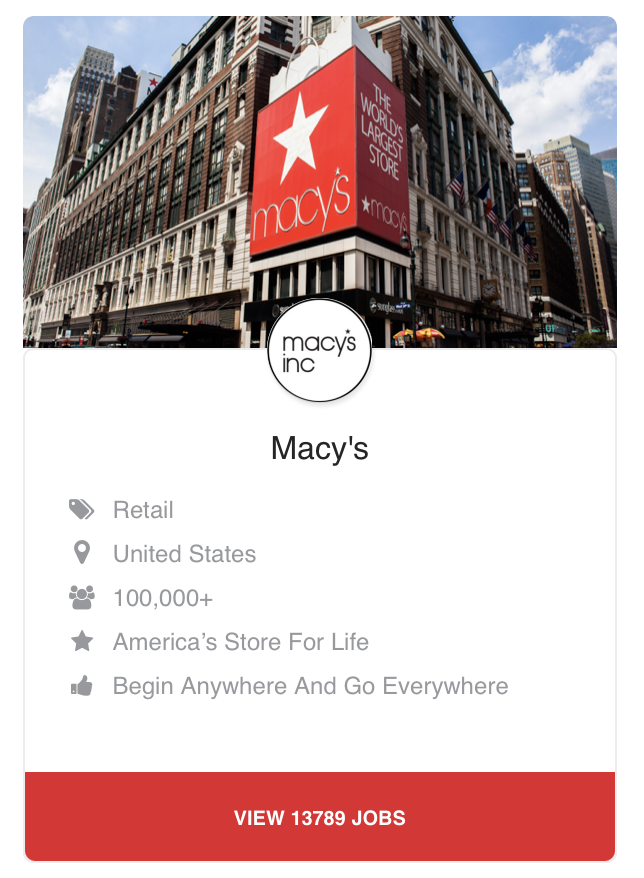 Macys Fare