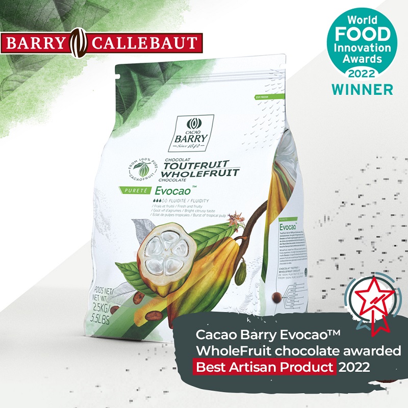 Cacao Barry wins the award for Best Artisan Product with Evocao™  WholeFruit chocolate