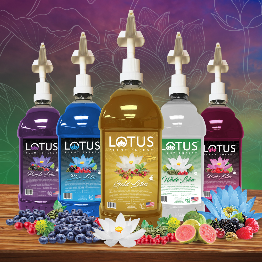 what are lotus energy drinks made of