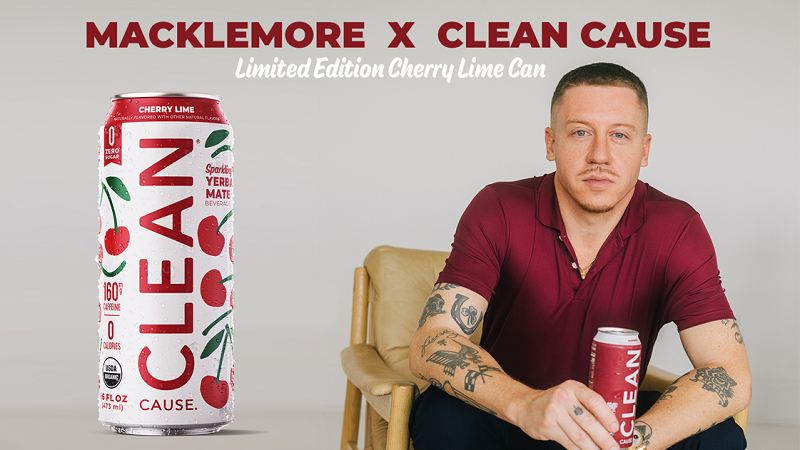 Sparkling Yerba Maté CLEAN Cause and Grammy-Award Winning Artist “Macklemore” Honor National Recovery Month with Exclusive Collaboration
