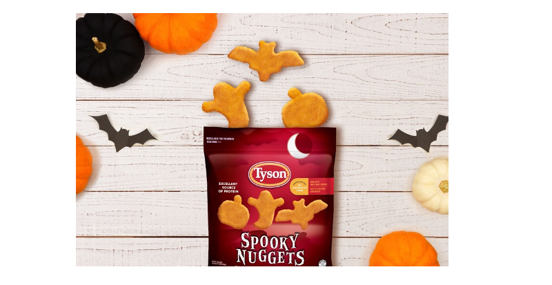 Tyson Spooky Nuggets
 Tyson Brand Launches Eerie sistable Limited Edition Halloween Shaped