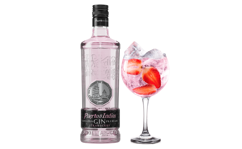 Enjoy the Sweet Temptation of Strawberry  this Holiday Season with Puerto de Indias  Perfect Serve Strawberry Gin Cocktails