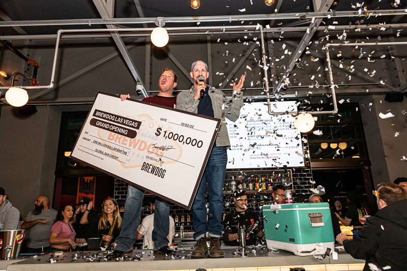 BrewDog Las Vegas Celebrates Grand Opening Weekend with $1 Million Dollar Bar Tab, Performance from We Are Scientists and More