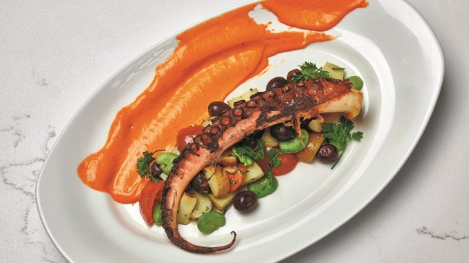 Octopus Nicoise (Credit to Libby Vision)