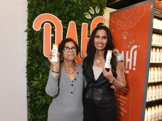 PADMA LAKSHMI Makes Special Appearance at Expo West Natural Products Show for Yogurt Brand DAH! Lassi