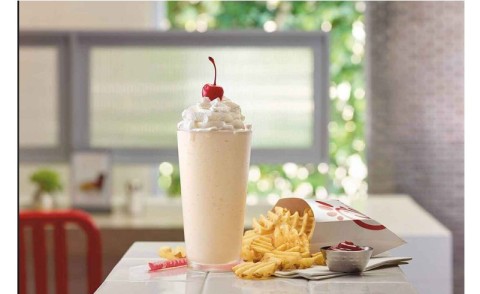 Peach Milkshake