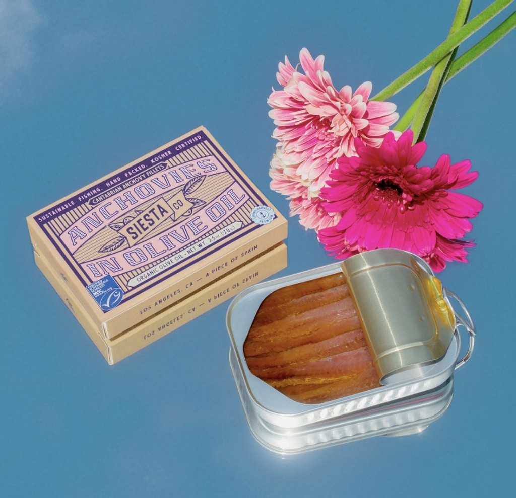 Siesta Co. Introduces Cantabrian Anchovies in Organic Olive Oil