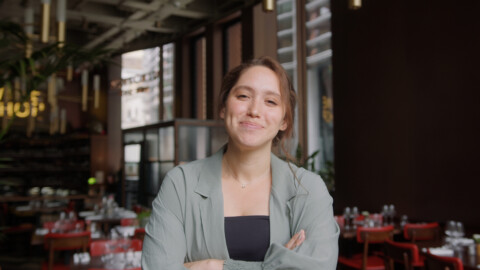 slow-motion-of-cheerful-restaurant-owner