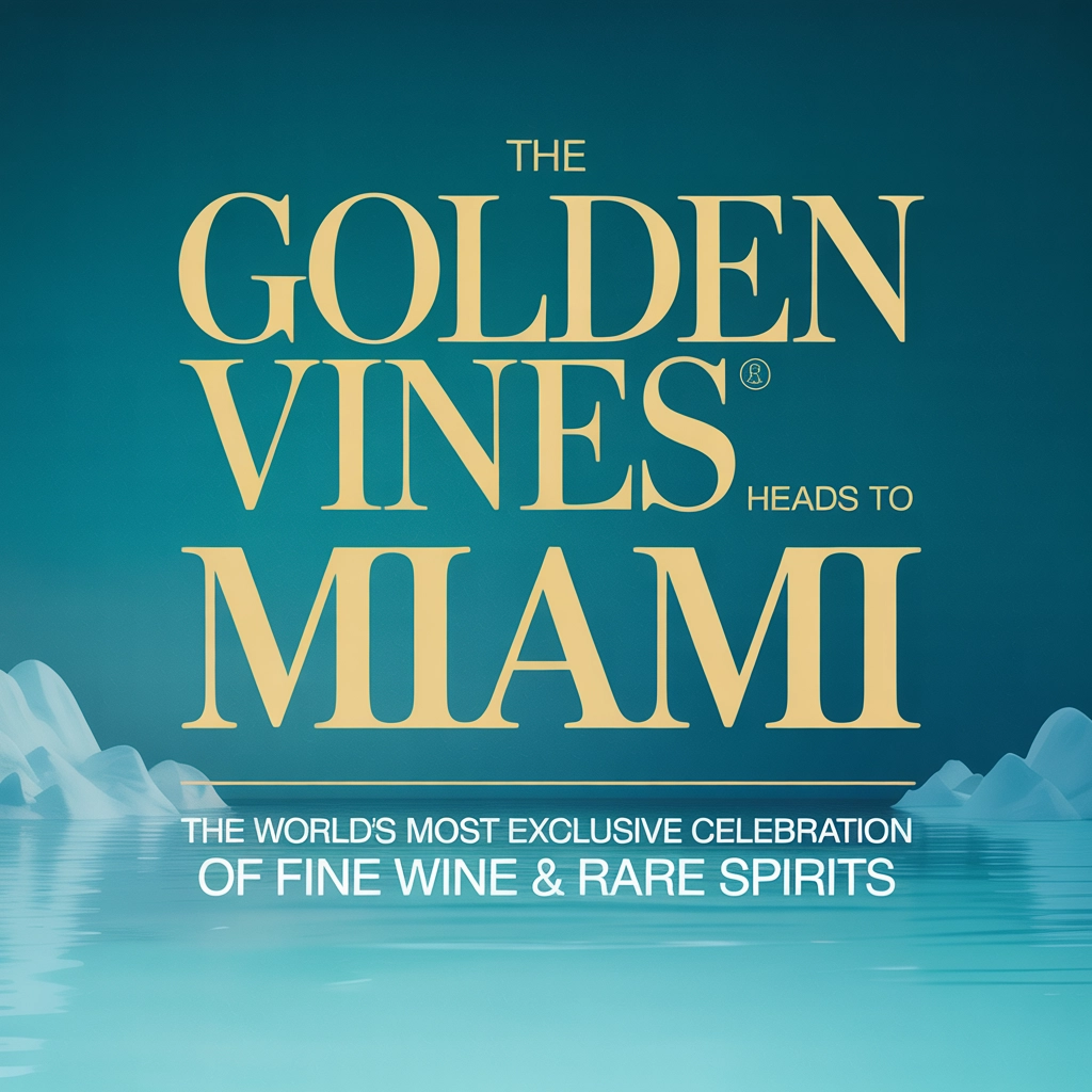 The Golden Vines Heads to Miami: The World's Most Exclusive Celebration of Fine Wine & Rare Spirits - Food & Beverage Magazine