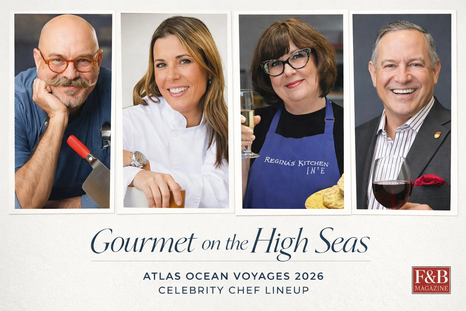 Gourmet on the High Seas: Atlas Ocean Voyages Unveils Celebrity Chef Lineup for 2026