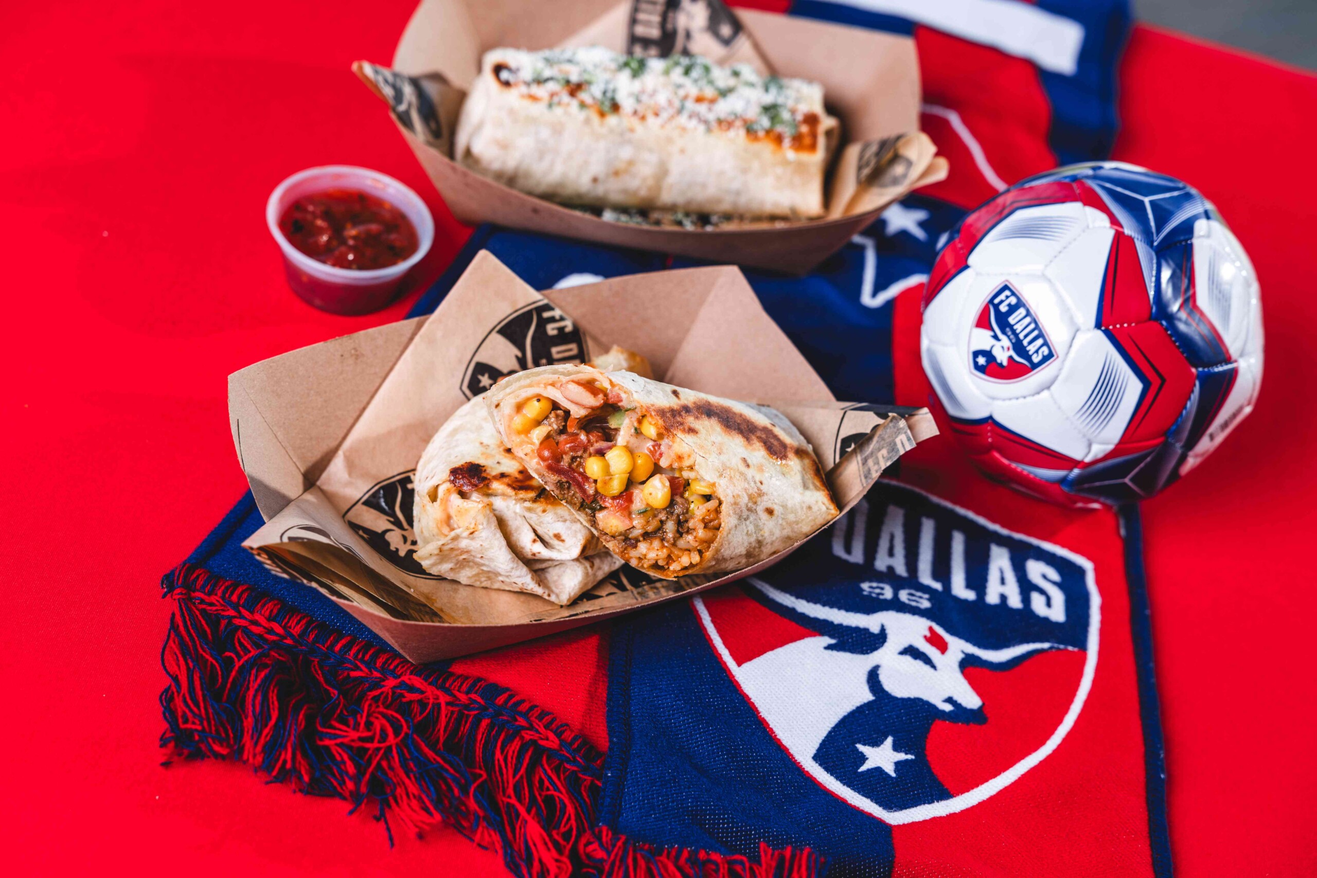 The Tex Mex Striker Burrito 3 - Toyota Stadium Eats 2026 FC Dallas MLS Season