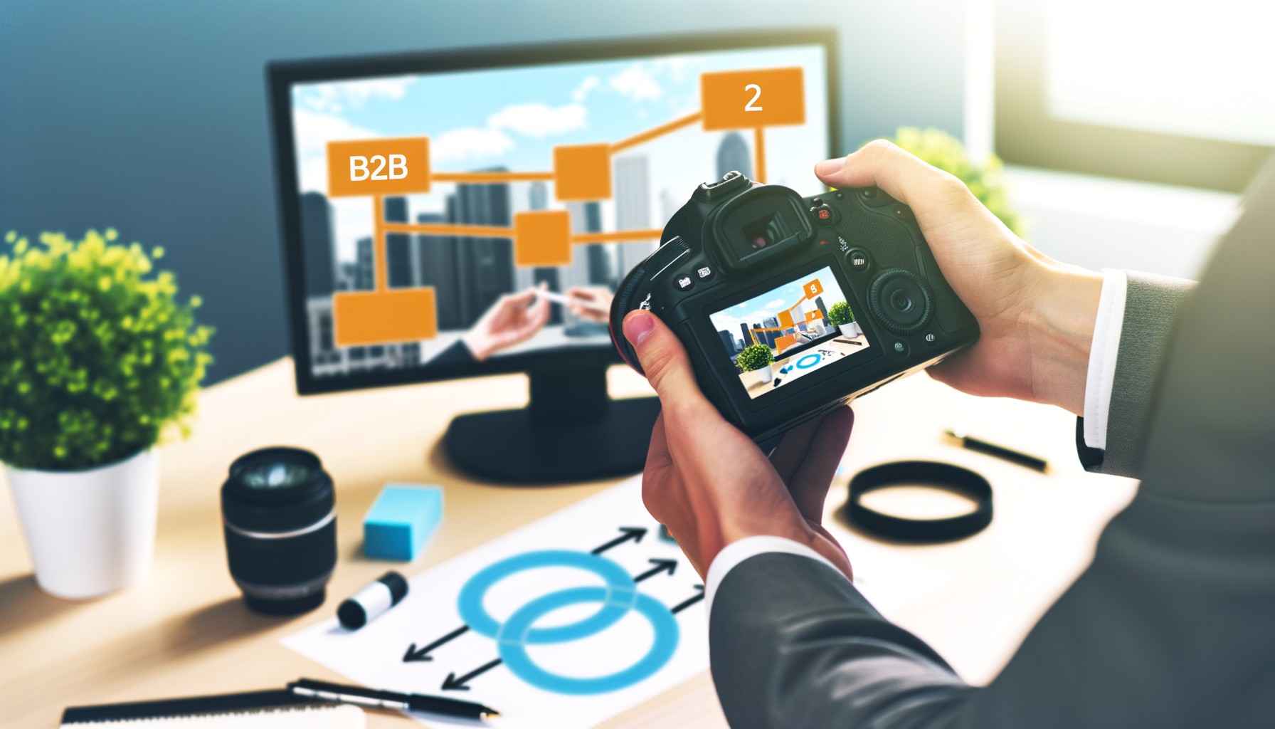 Diagram of a successful B2B campaign framework.