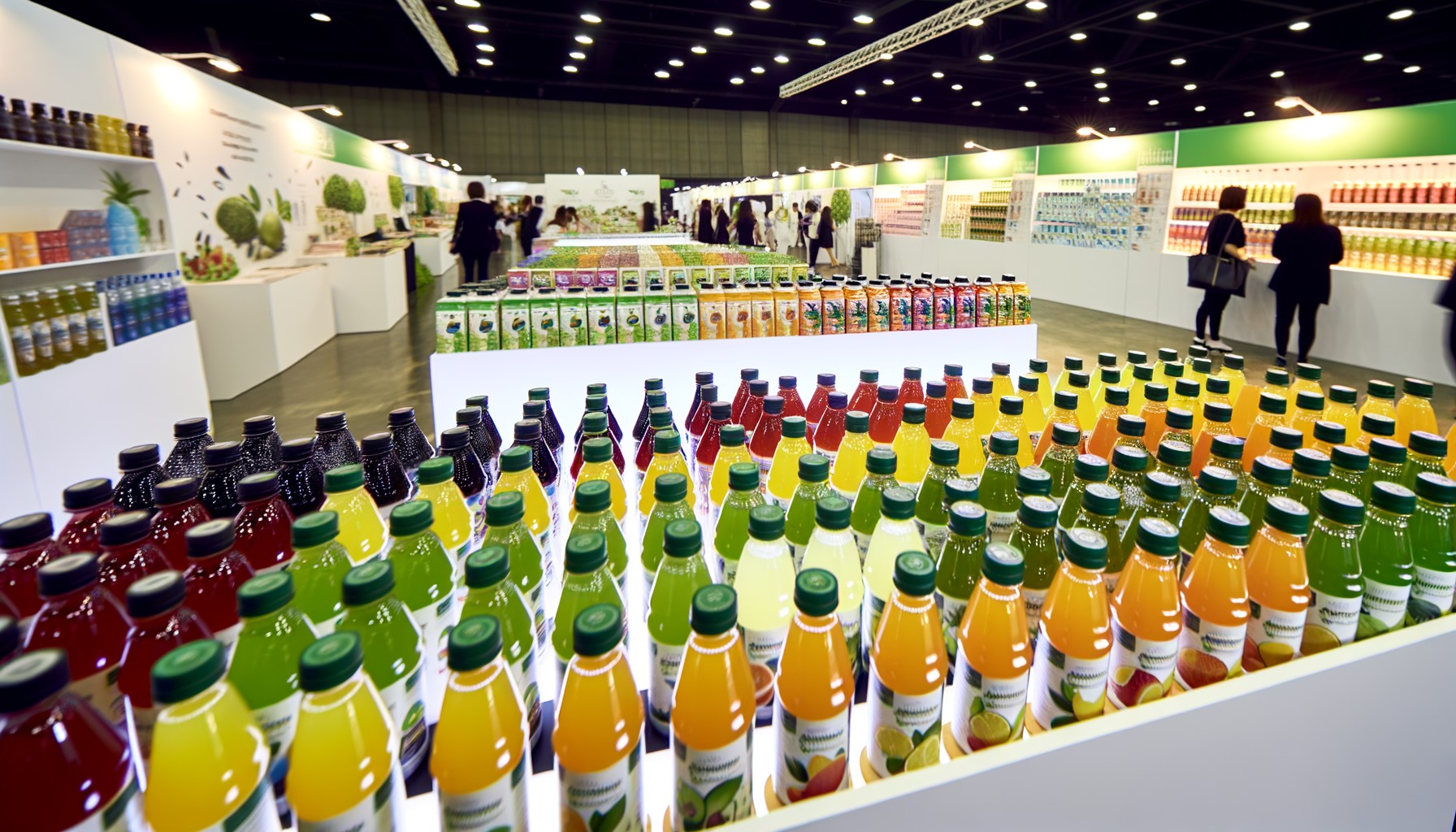 Functional beverages display at ECRM Winter Session