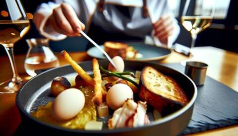 Professional, high-quality featured image for a blog post titled "2026 Food, Beverage, and Hospitality Trends: Insights from ECRM and Beyond". Clean, modern, visually appealing.