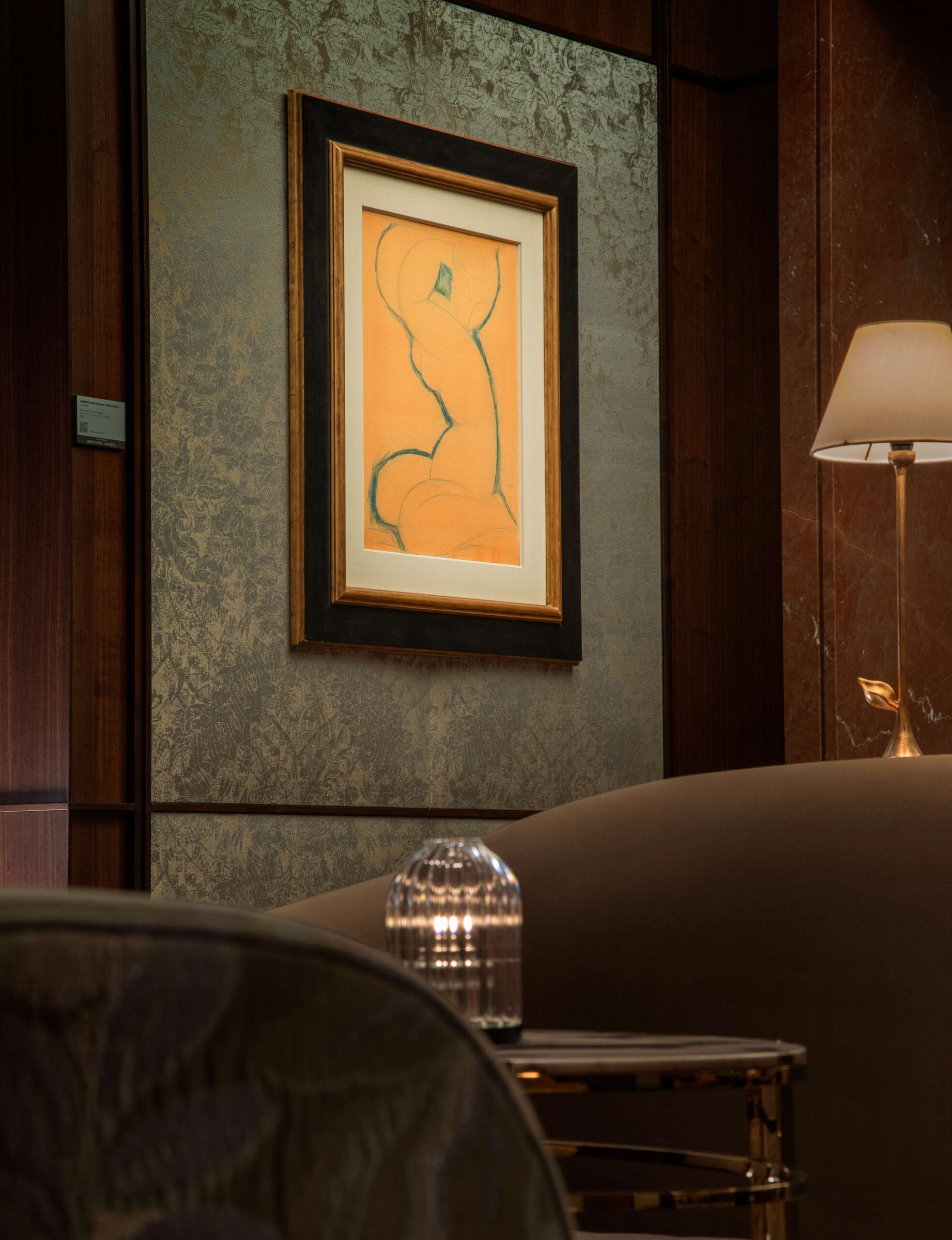 Cariatide by Amedeo Modigliani_Zero Bond at Wynn Las Vegas_Photo Credit_Robert Miller