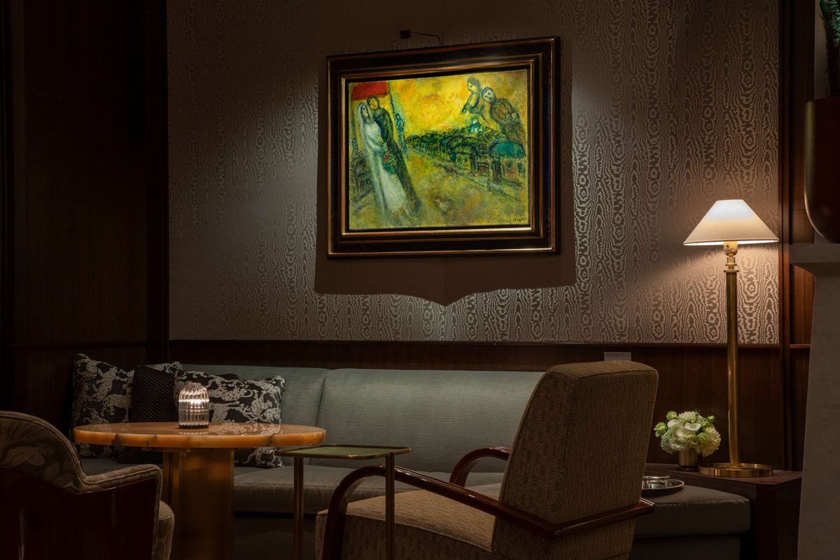 _Les mariés sous le baldaquin_ (The Bride and Groom Under the Canopy) by Marc Chagall_Zero Bond at Wynn Las Vegas_Photo Credit_Robert Miller