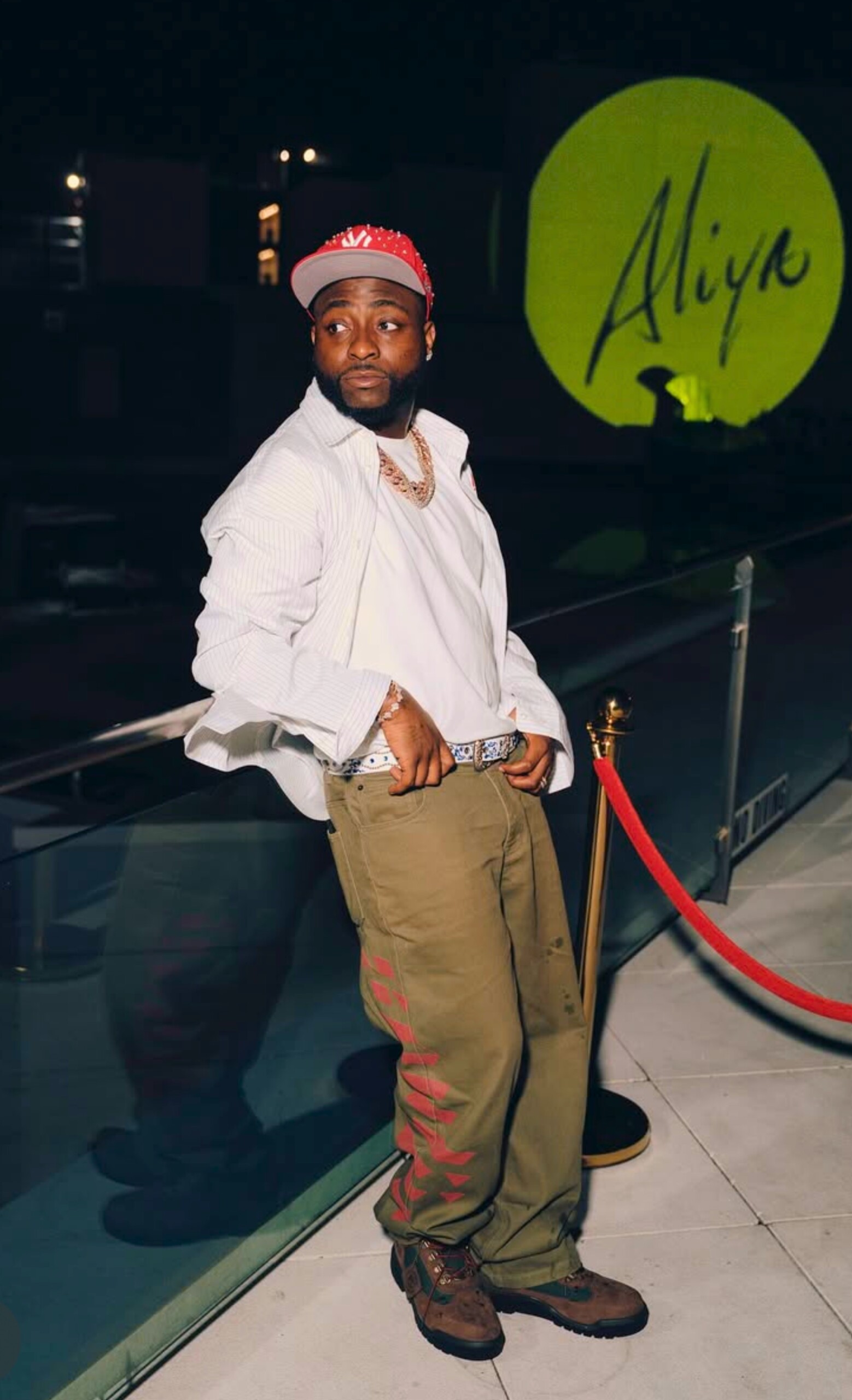 Davido at Aliya