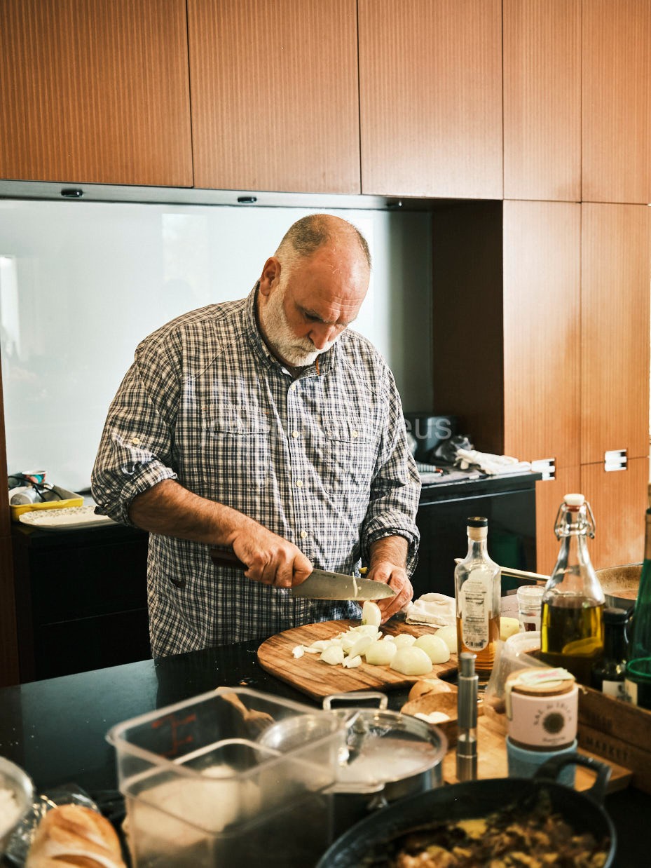 José Andrés in the kitchen