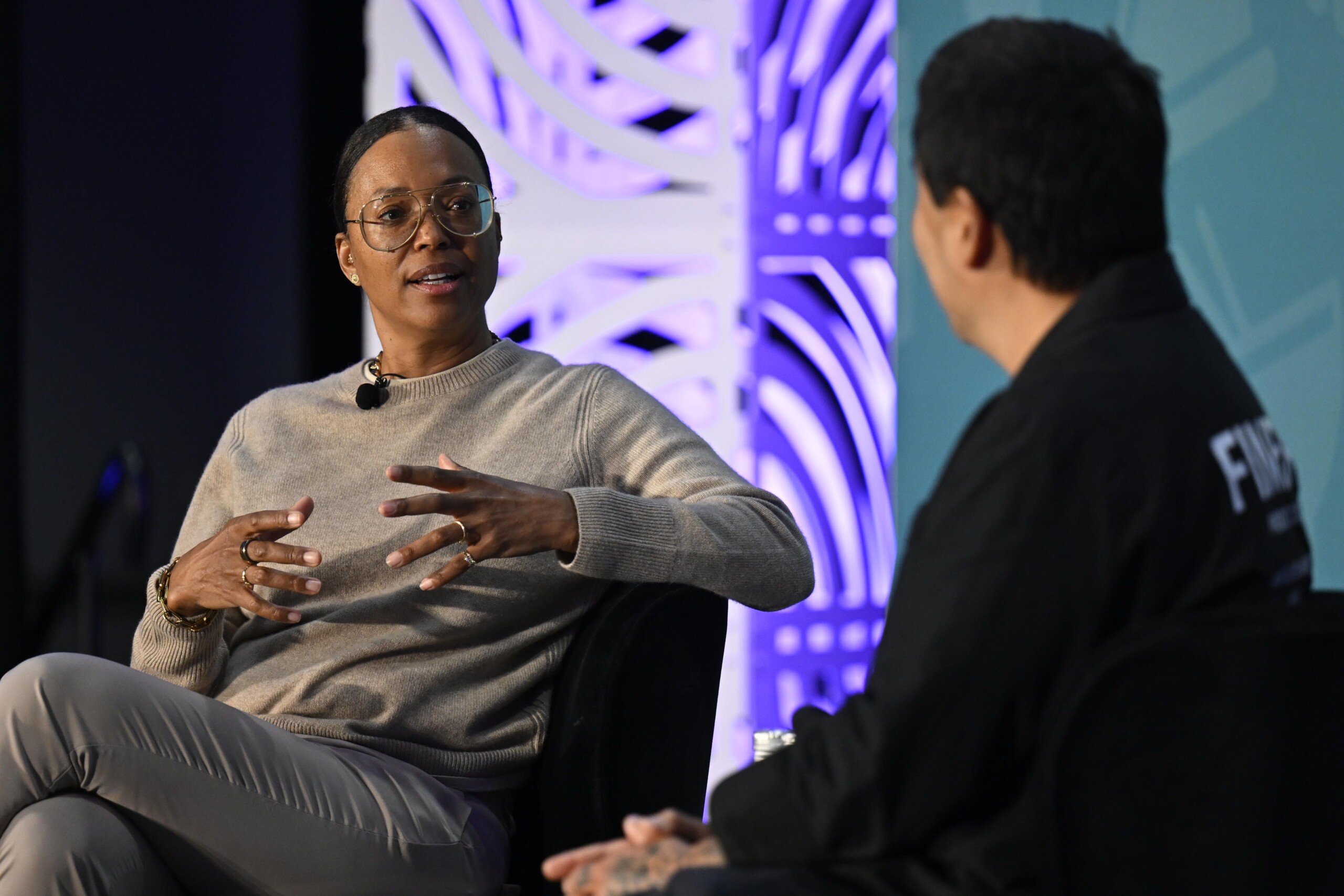 Aisha Tyler in conversation with Chef Roy Choi at 2026 Bar & Restaurant Expo