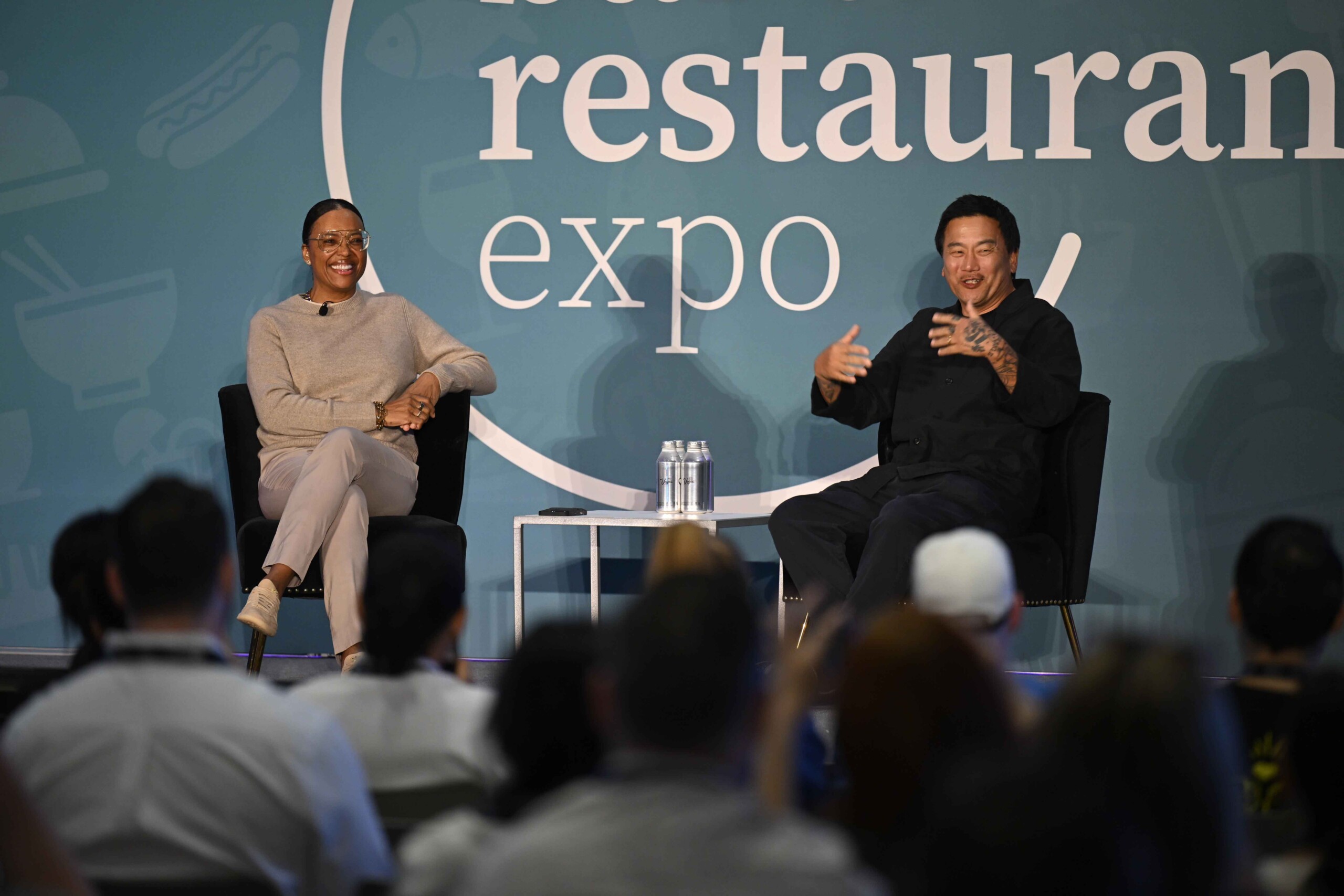 Aisha Tyler fireside with Chef Roy Choi at 2026 Bar & Restaurant Expo