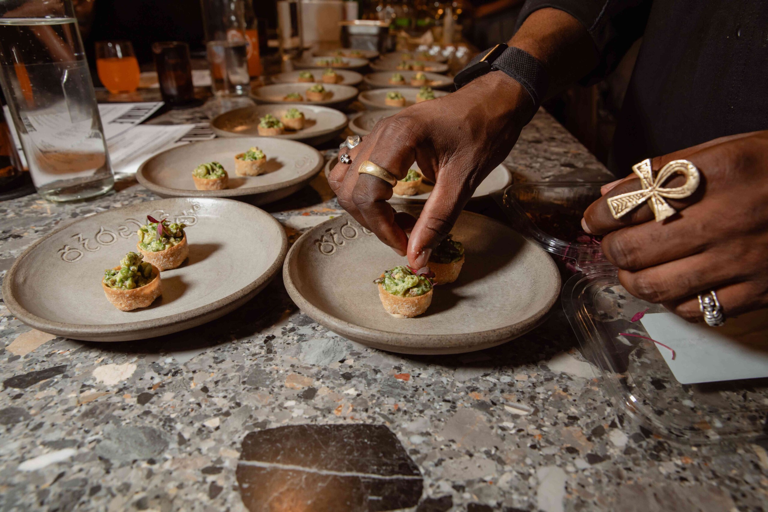 Ackee and Asparagus Tart_credit Rasha Kotaiche