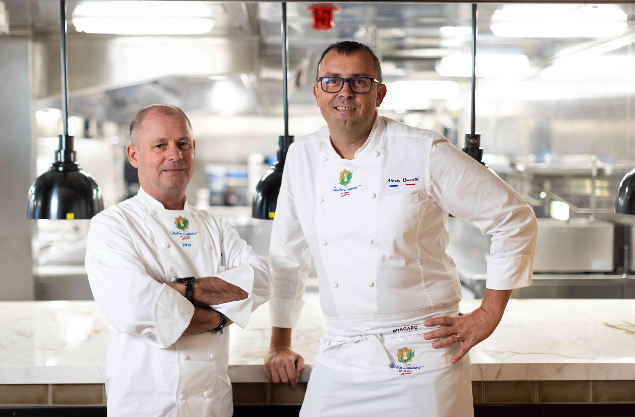 Chef Eric Barale, left, and Chef Alexis Quaretti, right 