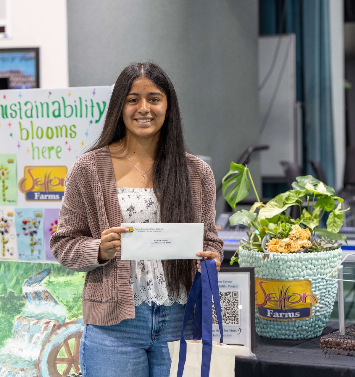 2nd Place Winner. Setton Farms Earth Day Scholarship 2026.Jocelyn Carranza, (Monache High School).jpeg