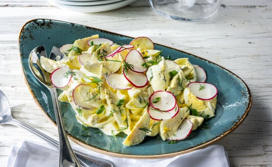Spring Radish and Egg Salad