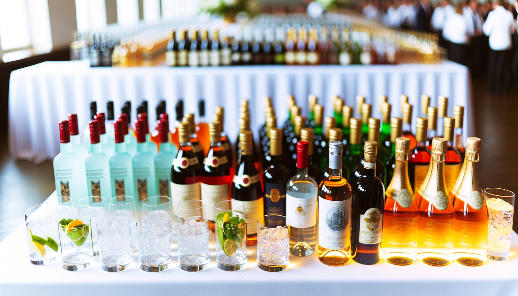 Diverse selection of beverages showcased at the PR%F Awards