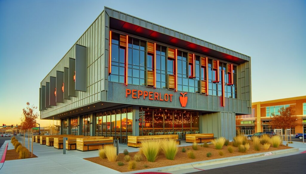 Professional, high-quality featured image for a blog post titled "Introducing Pepperlot: The Game-Changer for Restaurant Real Estate". Clean, modern, visually appealing.