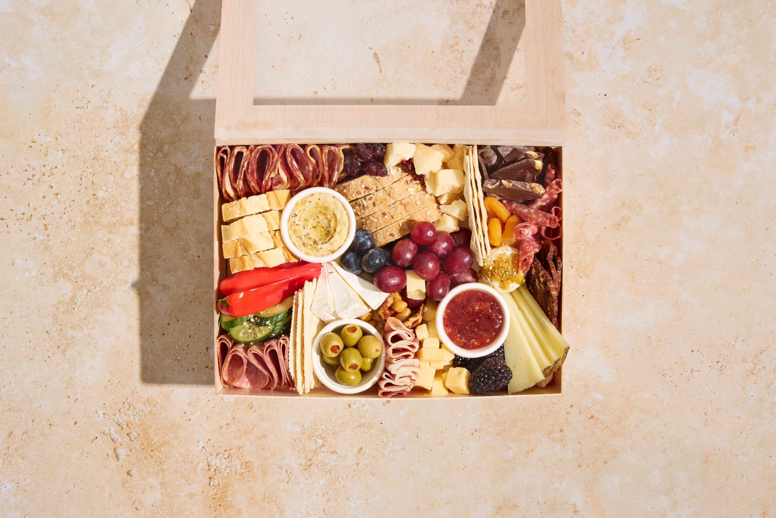 Wine Pairing Board - Picnic Box Aerial