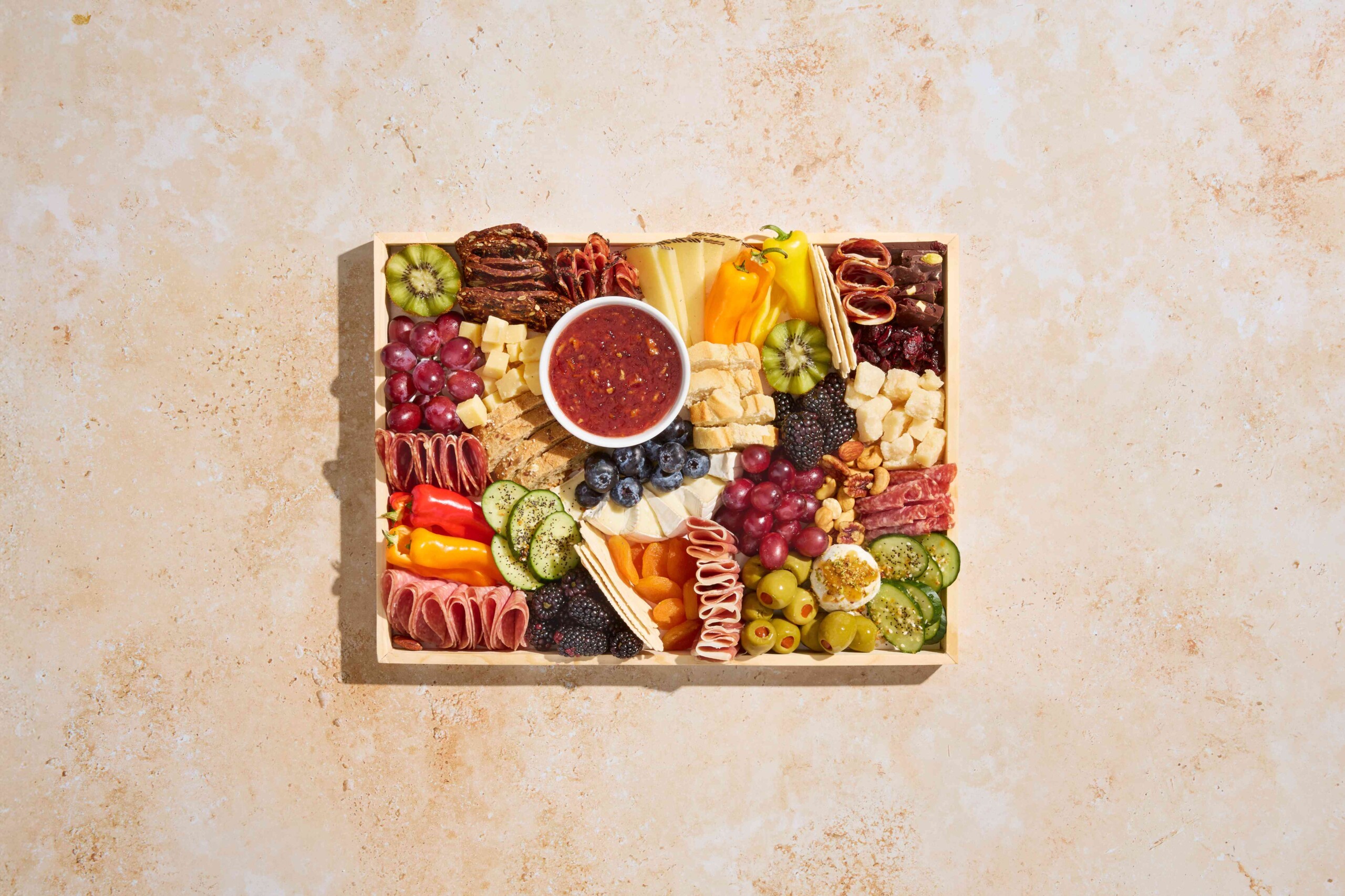 Wine Pairing Board - Small Aerial